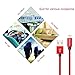 Mscrosmi 2Pack 10FT Extra Long Nylon Braided Lightning to USB Sync Charge Cable Cord Charger with Aluminum Connector for iPhone 6s/6s Plus/6/6Plus/5s/5c/5, iPad/iPod Models (red+black)