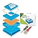 Kodi Health Capsule Filler - Capsule Filling Machine 100 Holes, 00 Empty Capsules Filler, Make Your Own Supplements Capsule Easily at Home