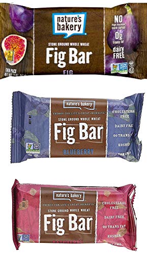 Nature's Bakery Stone Ground Whole Wheat Fig Bar-36, 2 OZ Twin Packs, variety pack