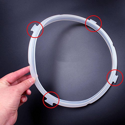 Compia 3-4L/5-6L Instant Pot Replacement Silicone Sealing Ring Electric Pressure Cook (S)
