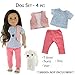 13 Piece Lot Doll Clothes Set, Fits 18