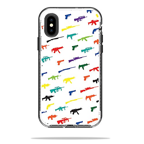 MightySkins Skin Compatible with LifeProof Next iPhone X or XS Case - Fun Guns…