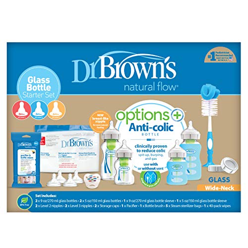 Dr. Brown's Wide-Neck Baby Bottle Set - Image 2