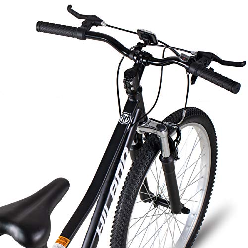 Hiland Climber 24 inch kinderfiets mountainbike met verende voorvork; Shimano 6 versnellingen, V-rem - Image 3