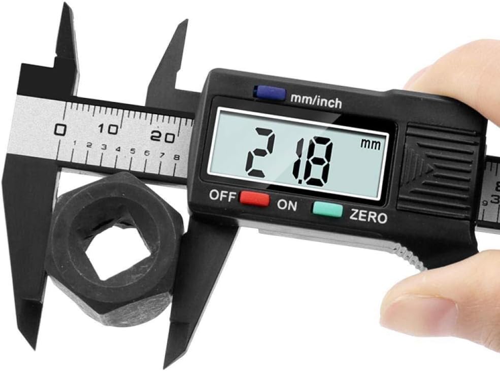 Digital Vernier Caliper Dial Callipers Electronic Plastic Digital