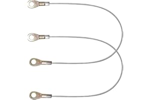 Shibeiparts Tailgate Cable Hook Replacement for Kawasaki Mule 600 610 XC 610XC Replace# 53045-0006 (2PCS)