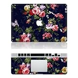 Flower Macbook Decals Macbook Top Decal Front Sticker Macbook Cover Skin for Apple Macbook 11 13 15 Inch