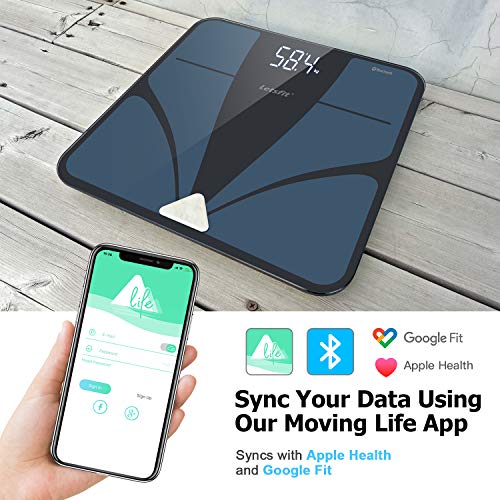 Letsfit Bluetooth Body Fat Scale, Smart Wireless Digital Bathroom