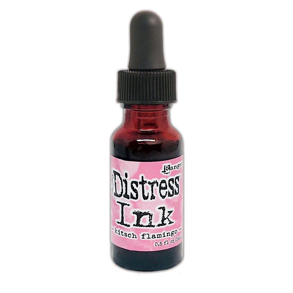 Tim Holtz - Ranger Tim Holtz-Distress Re-Inker-Kitsch Flamingo, 0.5 oz