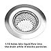 VanPokins LED Mirror, Black Framed Gradient Bathroom 2Pcs Drain Strainers Front and Backlit LED Mirror, 3 Colors Dimmable CRI>90, IP54 Enhanced Anti-Fog Bathroom Mirror with Lights