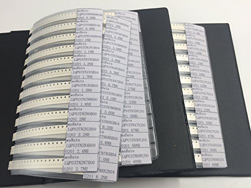 OneBelief [0201] Inductor LQP Series SMD Chip Inductors Assortment Book Kit 38 Values x50 Pcs Pack [1900 PCS] - Thumbnail 2