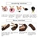 Baruisi Pink Short Nuna Wigs Pixie Wigs for Women Synthetic Finger Wave Curly Hair Wig