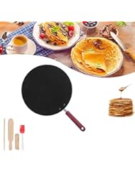 Frying Pan Pancake, Portable Crepe Maker Non-Stick Griddle Pan Mini Cooking Tool, for Home