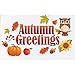 Collections Etc Autumn Greetings Garage Door Magnet
