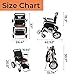 F KD FoldLite Safe Lithium Battery Electric Wheelchair, Foldable and Lightweight, 360° Joystick with LED Display Screen and USB Charging Port, Weight Capacity 330 lbs (Renewed)