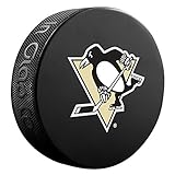 Pittsburgh Penguins Basic Logo Souvenir Hockey Puck By Sher-Wood