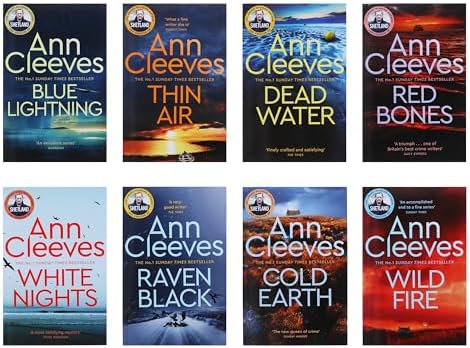Ann Cleeves Shetland Series 8 Books Collection Set (Raven Black