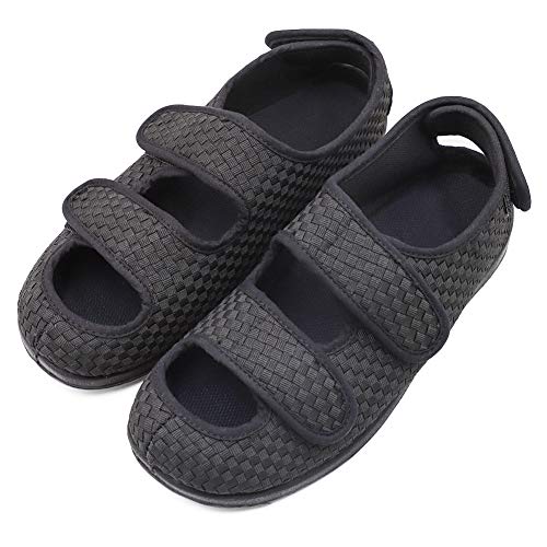 Women's Extra Wide Width Adjustable Slippers, Diabetic & Edema Slippers Swollen Feet Walking 