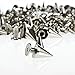 100pcs Cone Spikes Screwback Studs DIY Craft Cool Rivets Punk Stud Coincal 7x10mm 1/4