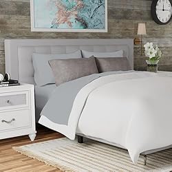 AIREOLUX Egyptian Cotton Queen Bed Sheets Set Light