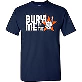 Crush City Houston Space City Astronaut Men's T-Shirt for Baseball Fans