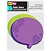 Redi-Tag Thought Bubble Notes 2 Pads, 3 x 3 Inches, Neon Green/Purple (22102)