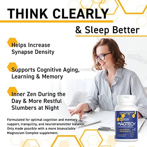 Natural Stacks MagTech Magnesium Supplement Magtein Magnesium L