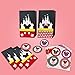 MOAXMOA Party favor Gift Bags Candy Treat Bags Birthday Baby Shower Wedding Mickey Minnie Theme Decorations Supplies with Stickers Set of 24
