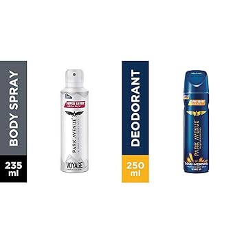 Park Avenue Voyage Signature Deo For Men, 235ml & Park Avenue Good Morning Classic Deo