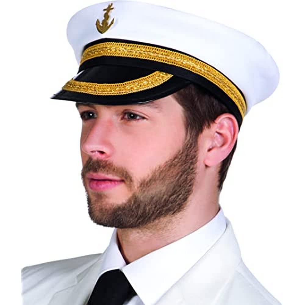 Boland 82053 – Captain's Hat, White