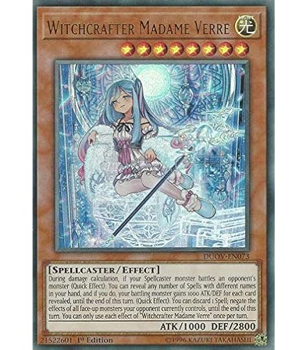 Amazon.com: Yu-Gi-Oh! - Witchcrafter Holiday - INCH-EN021