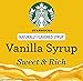 Starbucks Coffee Syrup, Vanilla, 12.17 OZ