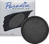 Mehron Makeup Paradise AQ Face & Body Paint, BLACK: Basic Series – 40gm