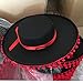 luyaoyao Adult Deluxe Black Felt Spanish Bull Fight Sombrero Mariachi Hat …