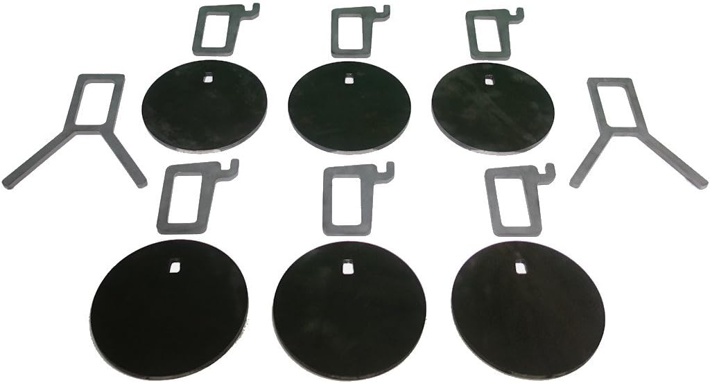 SI Targets Portable 8" AR500 Steel Plate Rack