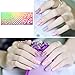 Nail Stencils, ETEREAUTY 180 Pieces Nail Vinyls Stencil Sticker Sheets for Nail Art Design