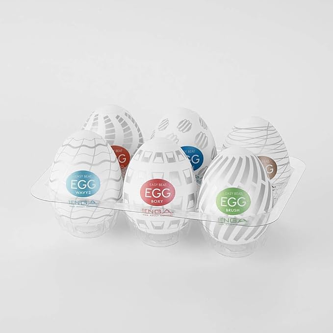 UIBETR Ten-GA Easy Beat Egg Standardpaket Tragbares Vergnügungsgerät für Herren 6-Pack