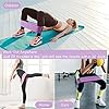 Znines Resistance Bands, Non-Slip Exercise Bands for Legs and Glutes, 3 Resistance Levels Workout Bands Booty Bands for…