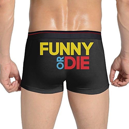 Fashion Series Funny Or Die Men's Cotton Breathable Boxer Briefs Seamless Comfortble Soft Underpants