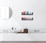EasyPAG Pack of 4 Wood Nursery Floating Shelves Wall Mounted Spice Rack view 8