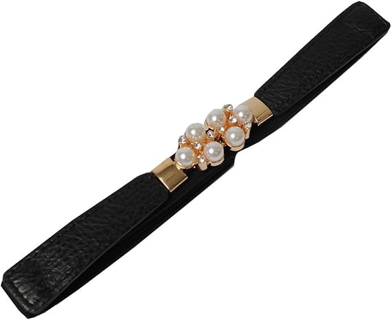 Amazon Luxe Mimosa リュクスミモザ あす楽 ベルト ゴム ベルト レディース 細ベルト 白 黒 フリーサイズ ウエストマーク ファッション ベルト ブラック ベルト 通販