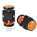 Quadpro Magnetic Building-Blocks 48 Pieces+2 Pieces car wheels, A total of 50 PCS,DIY magnets Tiles building blocks Educational toys Kit for Kids