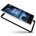 Nokia 8 Case, CoverON ClearGuard Series Hard Slim Fit Phone Cover with Clear Back and Flexible TPU Bumpers for Nokia 8 - Black / Clear