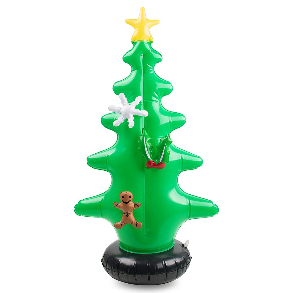FuturePlusX Inflatable Christmas Tree, Christmas Blow Ups with 7PCS Christmas Decoration Kit for Ornament Indoor Outdoor Christmas Yard Decoration Holiday Decorations