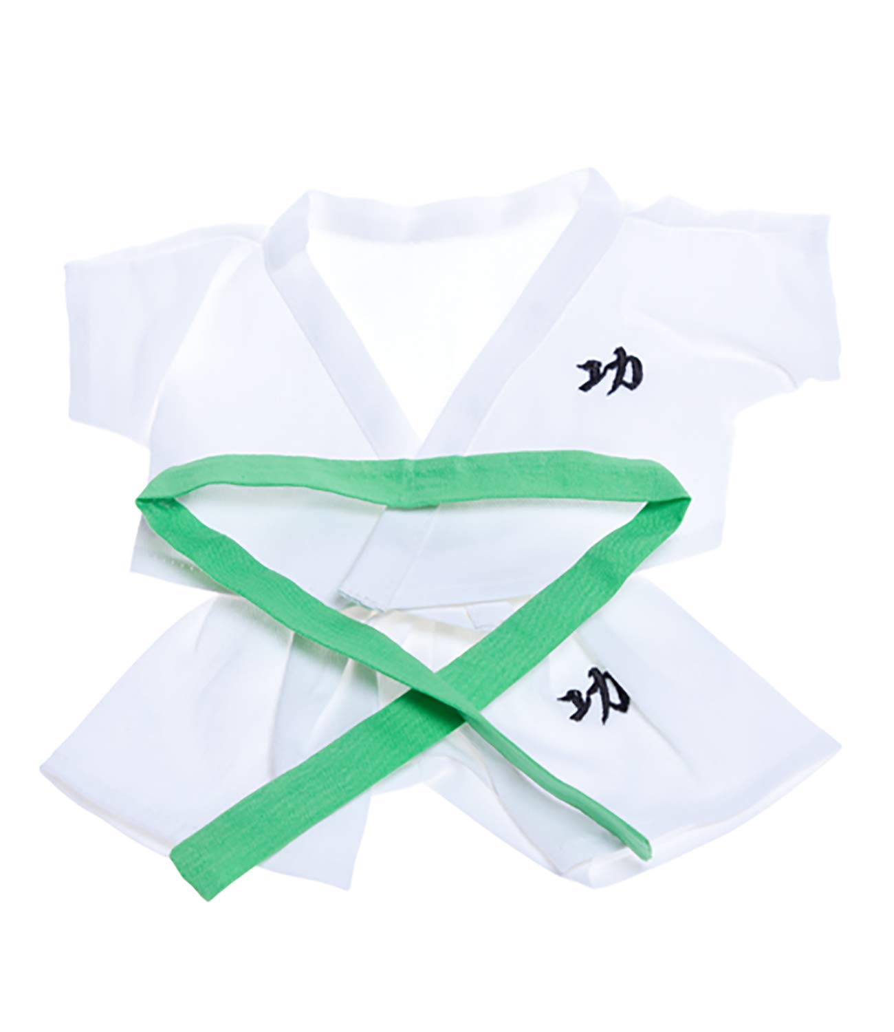 Karate with 5 Color Belts Teddy Bear Outfit (8")