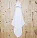 Bamboo Hooded Bath Towels For Baby (Kids) - Hypoallergenic Extra Soft Water Absorbent Towel Large Fibers 35''x35''- Keeps Baby Quick-Dry and Warm - Sized for Newborn, Infant, Toddler & Kids By Tacoki