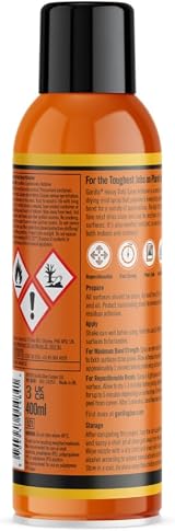 Gorilla Heavy Duty Spray Adhesive 400ml Fast Drying Clear Mist Wood Metal Fabric view 2
