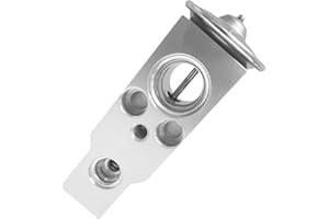 Zikefest Car A/C Expansion Valve, Metal Steam Engine Air Conditioning Valve, Compatible with Lexus, Jaguar, Honda, Toyota, Land Rover, Subaru, Automotive Air Conditioning Repair Accessories (Silver)