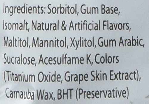Grenades Explosively Intense Gum, Grape Bomb, 30 Count (Pack of 12)