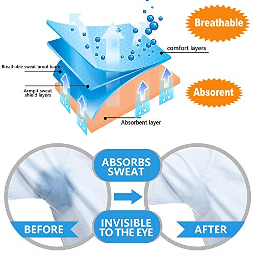 StillCool Underarm Armpit Sweat Pads Shield Dress Shields Sweat Guard Perspiration Absorbing Absorbent (200 Pcs)
